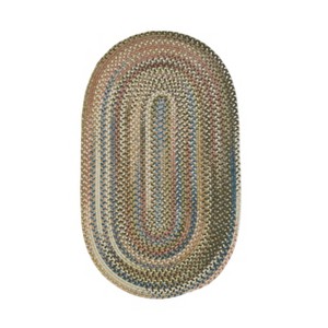 Colonial Mills New England Braid Braided Rug, Urban Brown 3' x 5', Oval Shape - 1 of 4