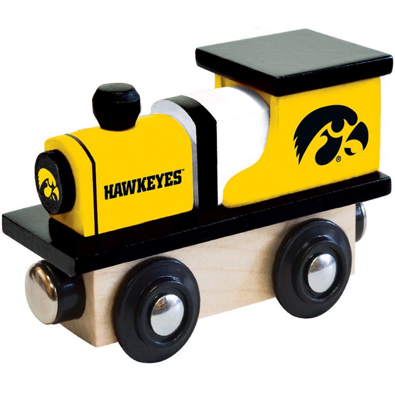 MasterPieces Officially Licensed NCAA Iowa Hawkeyes Wooden Toy Train Engine For Kids, 2 of 4