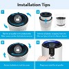 FreAire Air Purifiers for Home,538 Ft²/h, Room air purifier with 3-in-1 for Dust Dander Odors Smoke, Small Air Purifier - 4 of 4