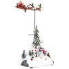 Northlight LED Lighted and Musical Flying Santa Animated Christmas Village Display - 13.5" - 4 of 4