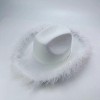 4E's Novelty White Felt Cowgirl Hat with Heart Glasses, Bachelorette & Festival Party Accessory for Women - 3 of 3
