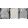 Under Bed Zippered Sweater Storage Bags with Clear Vision Panel, Set of 3 - 3 of 4