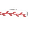 Unique Bargains Polyester Natural Design Flexible Durable Leaf Ribbon - 2 of 4