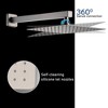 CASAINC 10" Wall Mounted Dual Shower Heads Shower Valve Trim Kit - 2 of 4
