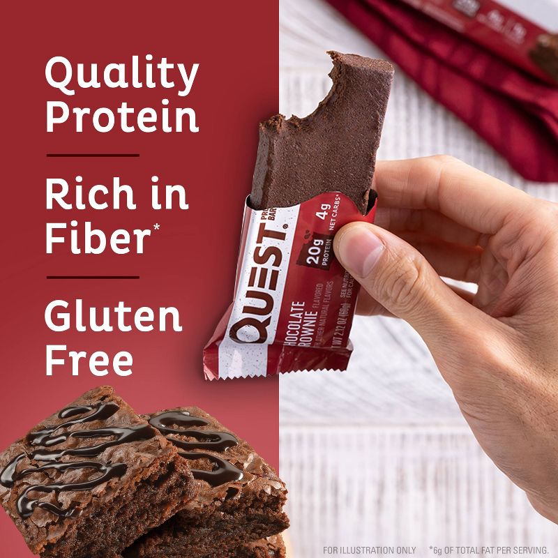 Quest Nutrition 20g Protein Bar - Chocolate Brownie, 5 of 11