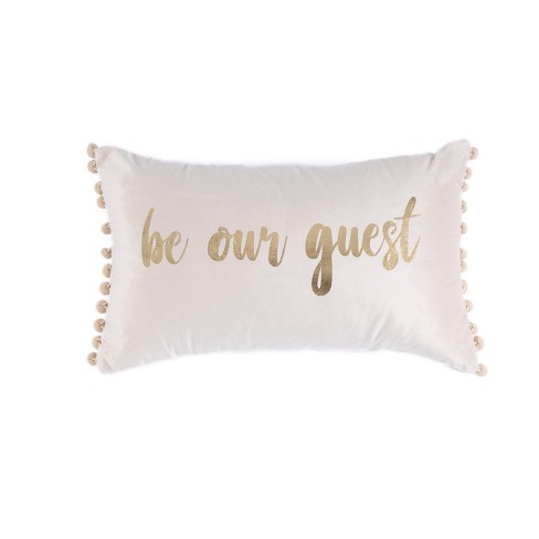 Be Our Guest Pillow Target