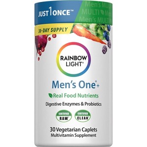 Rainbow Light Men's One Daily Multivitamin Tablet, 30 Ct - 1 of 4