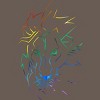 Adult Design By Humans Roar Your Pride Lion Rainbow By WheelsAflame Racerback Tank Top - 2 of 2