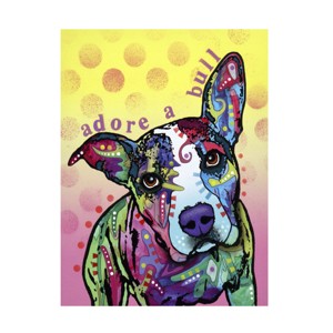 Trademark Fine Art -Dean Russo 'Adoreabull' Canvas Art - 1 of 4