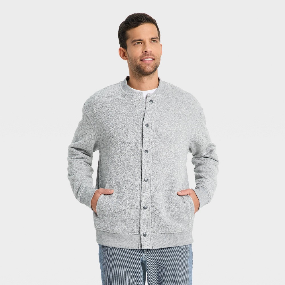 Men's Vintage Zip-Up Sweatshirt - Goodfellow & Co™ Gray