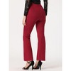 INSPIRE CHIC Women's Casual High Waist Wide Legs Bell Bottom Flared Long Pants - 4 of 4