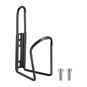 Unique Bargains Aluminum Universal Bicycle Water Bottle Cage 5.7" with Screws - 1 of 4