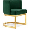 Gianna 19.5"H Velvet Dining Chair in Green-Meridian Furniture - 2 of 4
