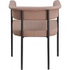 Meridian Furniture,Malin Vegan Leather Dining Chair, Set of 2 - 4 of 4