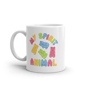 Crazy Dog T-Shirts Gummy Bear Spirit Animal Mug Funny Candy Graphic Novelty Coffee Cup-11oz - 1 of 4