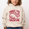 The Juniper Shop Valentine's Whale Toddler Graphic Hoodie - 2 of 3