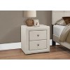 Monarch Specialties Accent Table Side End Nightstand Lamp Living Room Bedroom Metal Laminate Black Contemporary Modern - 2 of 4
