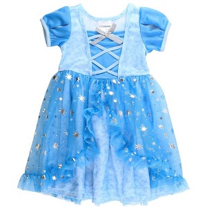 RuffleButts Girls Princess Dress-Up Corset Nightgown - 1 of 4