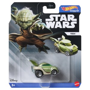Hot Wheels Licensed Character Car (Star Wars Yoda), Gift for Kids 3 Years & up & Collectors - 1 of 1