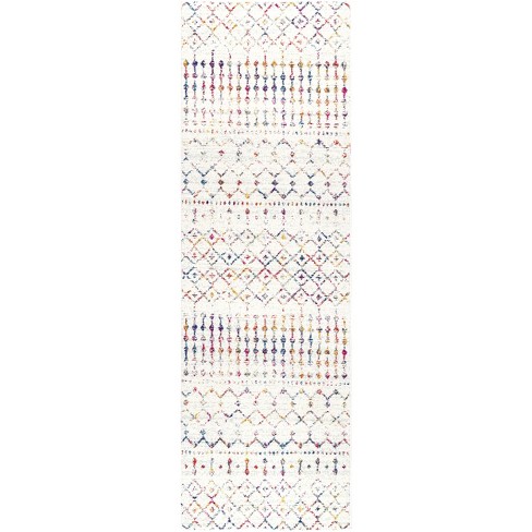 nuLOOM Moroccan Blythe Area Rug - 6' 7 x 9' Light Multi