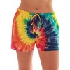 Just Love Womens Tie Dye Shorts Set  Trendy, Comfortable Sleepwear - 4 of 4