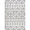 Nokat Modern Bohemian Inspired Indoor/Outdoor Area Rug - JONATHAN Y - 2 of 4