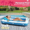 POOLSIDER Inflatable Tanning Pool Lounger | Large Inflatable Tanning Bed for Adults | Tanning Float - 4 of 4