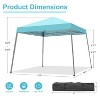 Ainfox 10'×10' Pop-up Slant Leg Portable Canopy - 2 of 4