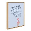 18" x 24" Sylvie You Were Placed by Jenn Van Wyk Framed Wall Canvas Natural - Kate & Laurel All Things Decor - 2 of 4