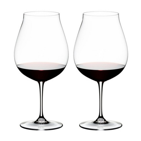 RIEDEL Vinum New World  Pinot Noir Wine Glasses Set of 2 Gently Used BEAUTIFUL 
