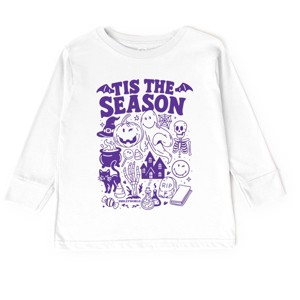 SmileyWorld Tis The Season Halloween - Toddler Long Sleeve Graphic Tee and Youth Long Sleeve Graphic T-Shirt - 1 of 3