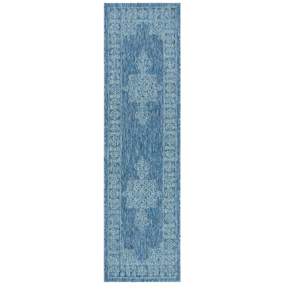  Cleora Outdoor Rug Navy/Ivory