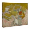 Stupell Industries Classical Piles of French Novels Canvas Art, 48" x 36" - 2 of 4