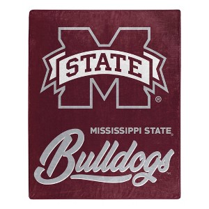 NCAA Signature Mississippi State Bulldogs 50 x 60 Raschel Throw Blanket - 1 of 3