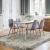 10x13 Large Machine Washable Area Rug with Non Slip Backing Abstract Stain Resistant Rug for Living Room Bedroom Playroom Dining Room Office - 3 of 4