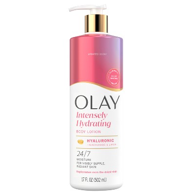 Olay Nourishing + Hyaluronic Acid 17oz Lotion Pump: Hydrating, Whole Body, Normal to Dry Skin