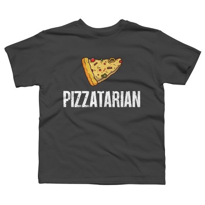 Boy's Design By Humans Pizza Lover, I Love Pizza, I'm a PizzaTarian, Pizza based feed By Newsaporter T-Shirt