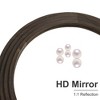 SpassWay Solid Wood Accent Wall Mirror Arched Full Length Mirror Rustic Leaning Mirror for Living Room Bedroom Entryway Charcoal/Weathered White - 4 of 4