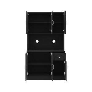NicBex 70.87 Inch Tall Kitchen Pantry Storage Cabinet with 6 Doors,1 Drawer and Adjustable Shelves for Dining Room,Bathroom,Kitchen - 1 of 4