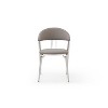 HomeStock 36 in.  White Faux Leather Dining Chair Set of 2 for a ideal trendy stylish dining solutions - 2 of 4