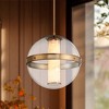 Minka Lavery Minka Divinely 16 3/4" Wide Modern Celeste Brass LED Pendant Light - 2 of 3