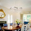 LLHZSY Modern Elegant Wave Crystal Chandelier with Adjustable Height - W23 31/50"- Gold/Chrome - 2 of 4