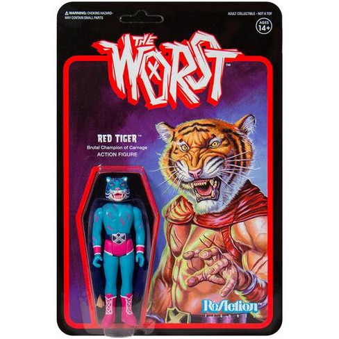 Super7 - The Worst ReAction Figure - Red Tiger (Color 3)