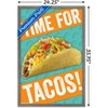 Trends International Time for Tacos! Framed Wall Poster Prints - 3 of 4