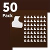 Impresa [50 Pack] Cabinet Restrictor Clips for Grass TEC 864 Hinge - Invisible Cabinet Door Restraint - 4 of 4