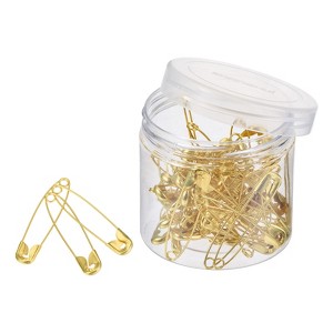 Unique Bargains Metal DIY Blankets Crafts Brooch Making Home Sewing Safety Pins 120 Pcs - 1 of 3