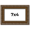 PosterPalooza | Photo Size Sculpted Gold Picture Frame - UV Acrylic, Foam Board Backing, Hanging Hardware - 2 of 4