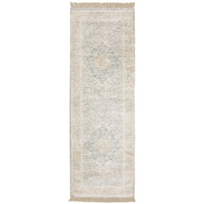 Oriental Weavers Malabar 45307 Grey/ Beige Indoor Area Rug - 2'6" x 8'