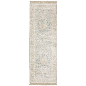 Oriental Weavers Malabar 45307 Grey/ Beige Indoor Area Rug - 2'6" x 8' - 1 of 4