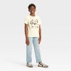 Boys' Short Sleeve Halloween Dogs Graphic T-Shirt - Cat & Jack™ Cream - 4 of 4